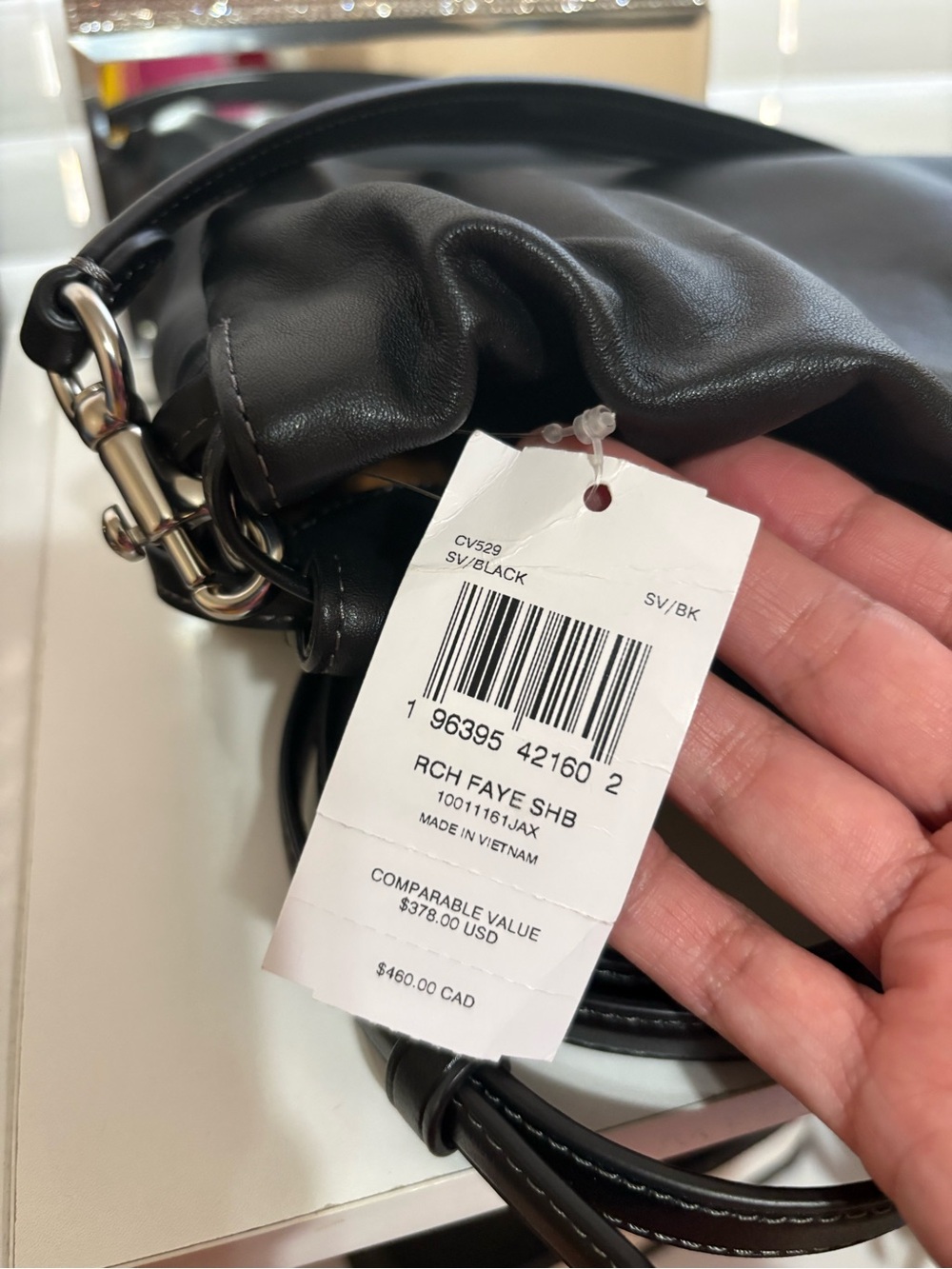 NEW!🖤⛓️💥Coach Faye Shoulder Bag. - Picture 10 of 11